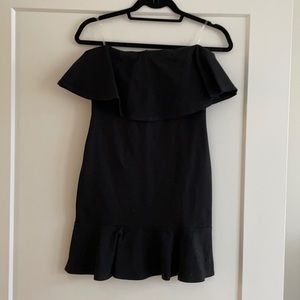 Blue Blush Strapless LBD